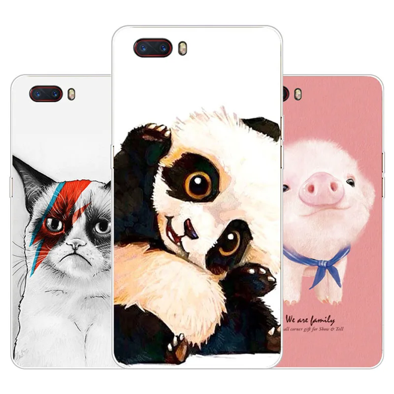 

zte nubia m2 Case,Silicon panda cartoon Painting Soft TPU Back Cover for zte nubia m2 protect Phone cases