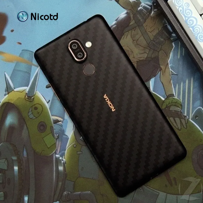 3D Carbon Fiber Rear Screen Protector For Nokia 7 Plus 5 6 2018 8 Sirocco 3  (2)