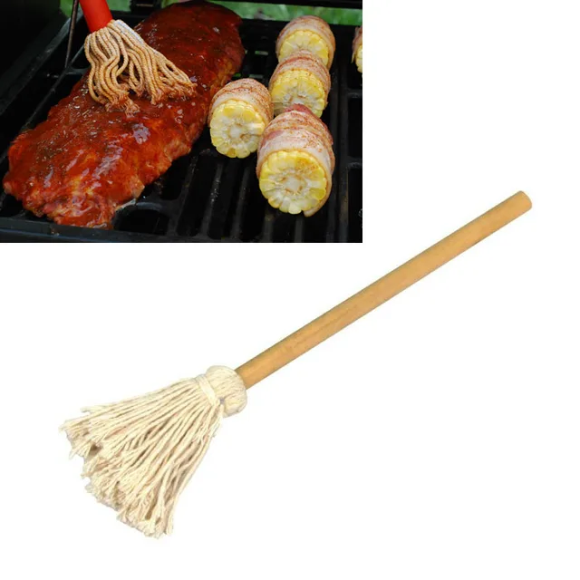 바베큐를 위한 완벽한 추가품, 뜨거운 40cm 면 가봉 브러시