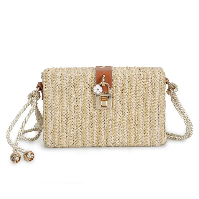 

2018 Luxury Handbags Women Bags Designer Summer Crossbody Bags For Women Famous Brand Ladies Rattan Beach Bag Wicker Straw Bag