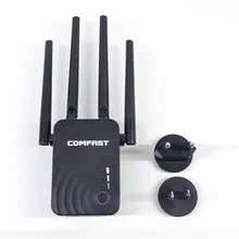 comfast 5 ГГц Wi fi повторитель 1200 Мбит/с двухдиапазонный мини беспроводной N маршрутизатор Wi-fi расширитель с 4 антеннами