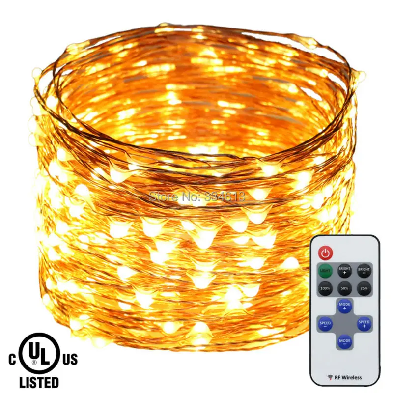 30 м 99FT 300LED медный провод теплые белые светодиодные гирлянды праздничные наружные