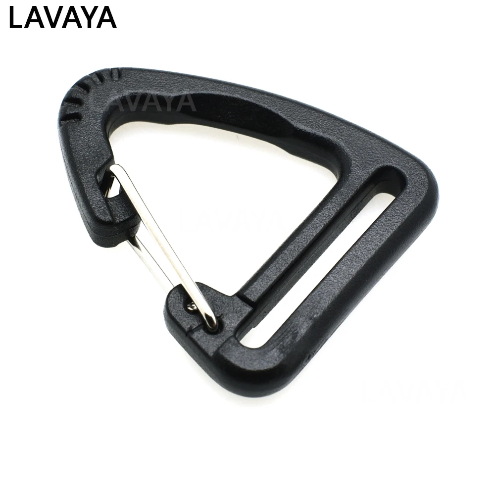 1 шт. 1 ''пластиковый крючок для пряжек карабин для скалолазания, подвесной брелок для ключей, ремешок для рюкзака 25 мм