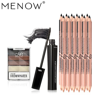 

MENOW Brand Make up set 12PCS Concealer+eyebrow Pencil 2 in 1 Makeup Two-head Pencils & 4 colors Eyebrow &Natural Mascara 5421