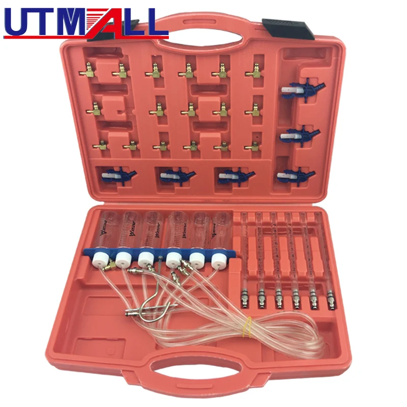 thumbnail image 2 of 6 Cylinder Diesel Injector Flow Test Kit - Common Rail Diagnostic Tool With 24 Adaptors 2 of 14