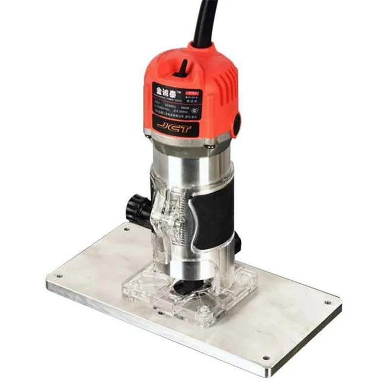 

Woodworking Electric Trimming Machine Flip Board DIY Woodworking Tools With Scale Ruler Aluminum Alloy Power Tool Accessories