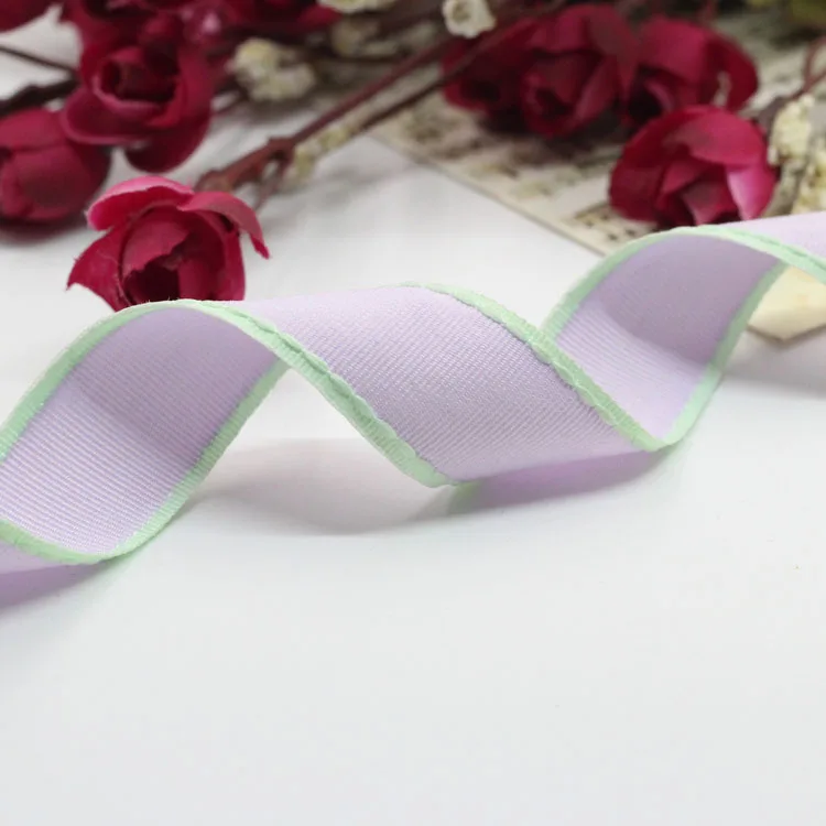 light purple 5 ярдов 1''25 мм прыгающая линия корсажная атласная лента для украшения свадебной вечеринки подарочная упаковка Рождественская лента DIY бант для волос аксессуары - Цвет: light purple