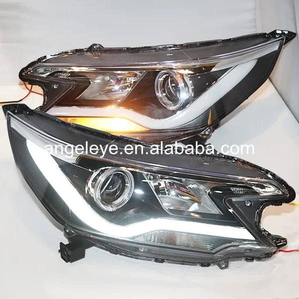 2012 2014 year For HONDA for CRV Strip LED Front Lamp Headlights with