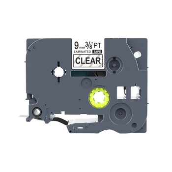 

1PCS PUTY Compatible TZ 121 TZe-121 tz121 9mm 3/8" 8m Black on Clear Lamintated Label Tape Cassette for P-touch Printer GL-200