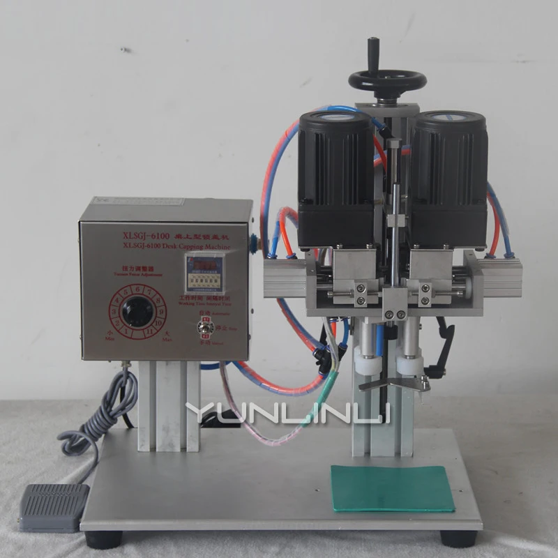 

Duckbill Cover Locking Machine 110V/220V Manual/Automatic Cap Sealing Machine Spray Bottle Capping Machine XLSGJ-6100