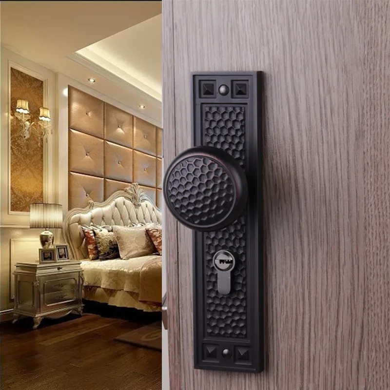 Baer Weidi Copper Copper Ball Lock European Antique Bedroom