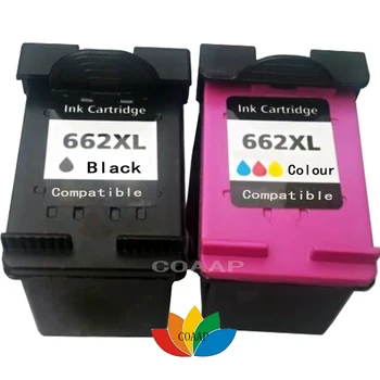 

2pk Replacement 662XL Refilled ink cartridge 662 For HP Deskjet 1015 2645 3515 Printer (display ink quantity)