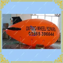 4 м/13ft adverizing Оранжевый надувной дирижабль Zeppelin с вашим логотипом для различных мероприятий