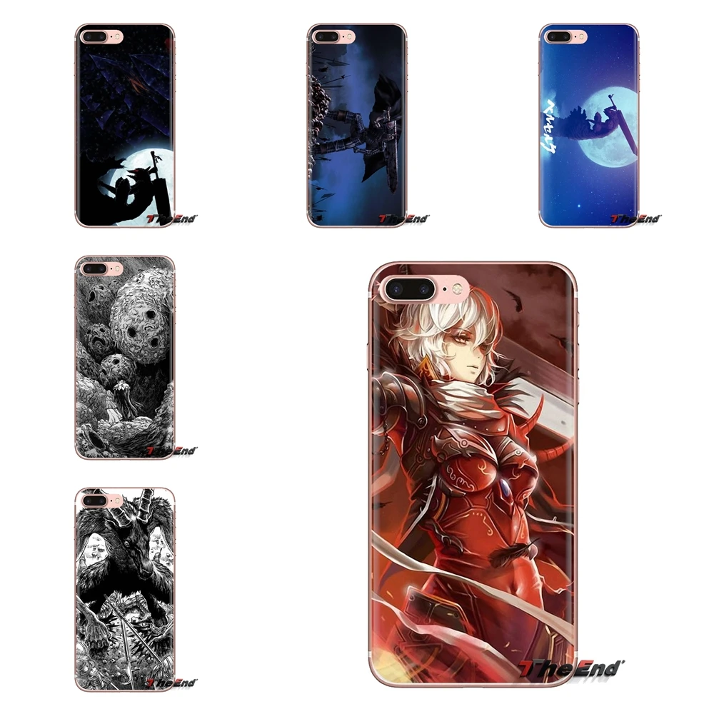 Японские Anime BERSERK мягкие прозрачные чехлы для Huawei Mate Honor 4C 5C 5X 6X 7 7A 7C 8 9 10 8C 8X 20 Lite Pro |