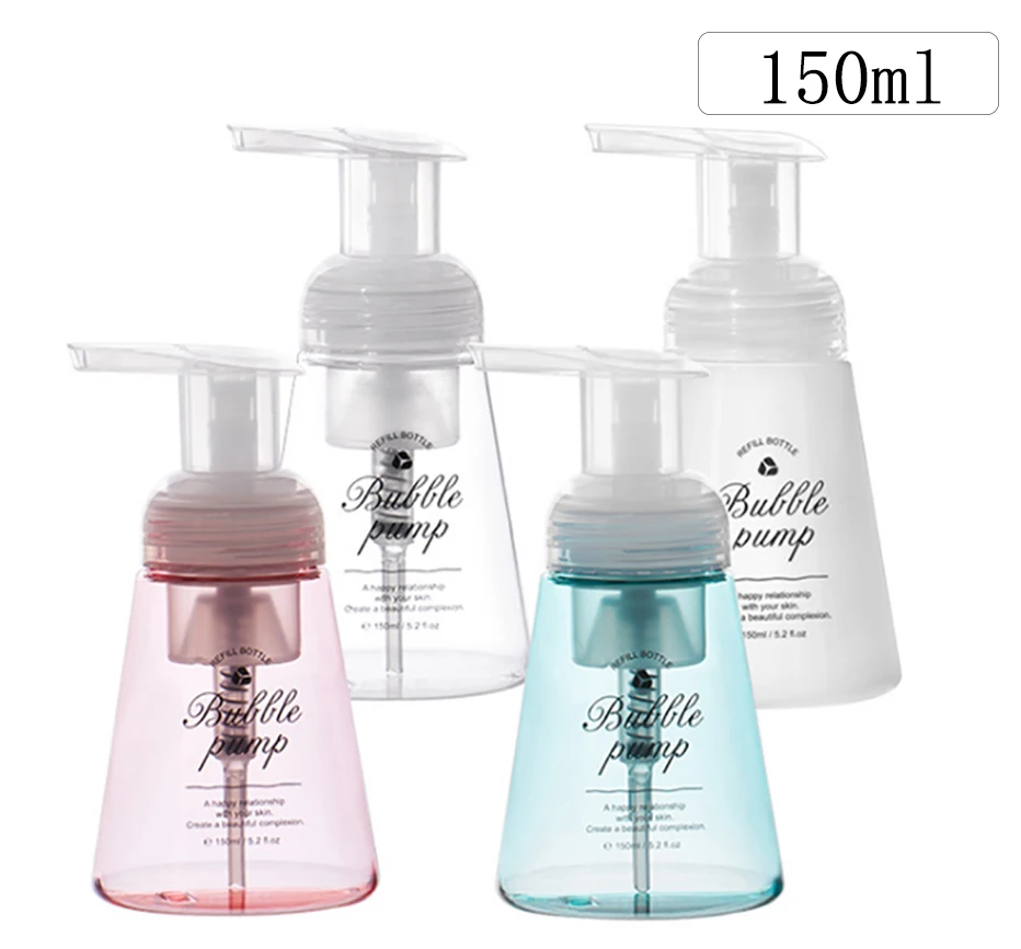 Soap Dispenser Foaming Bottle Mousses Facial Cleanser Bottle Shampoo Shower Gel Foam Pump Bottle 150/300ml