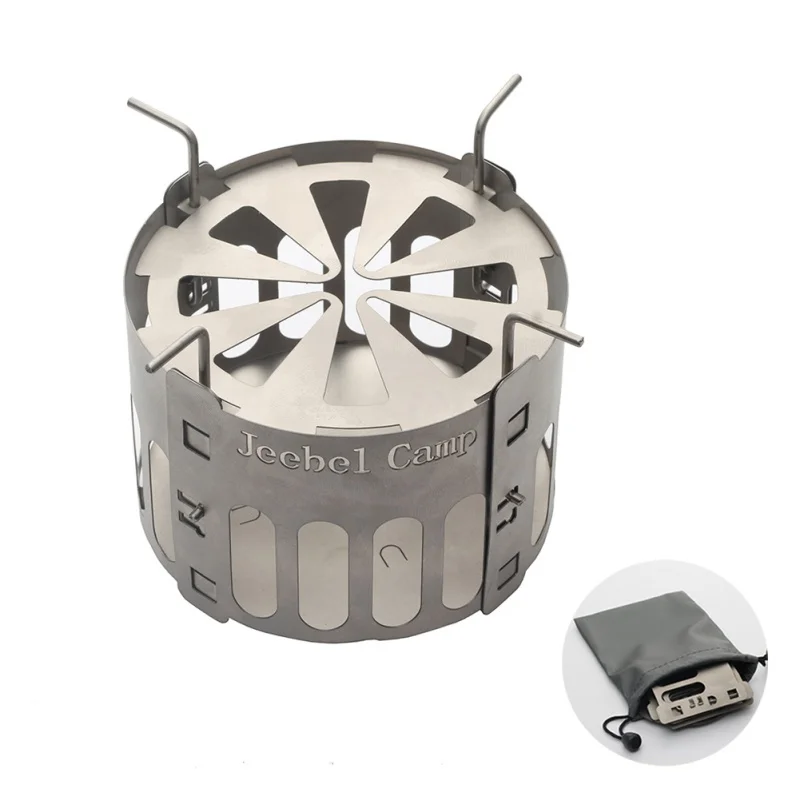 

Alcohol Stove Bracket Outdoor Stove Pure GrillTitanium Barbecue Pit Mini Portable With Barbecue Alcohol Fuel Stove Stand