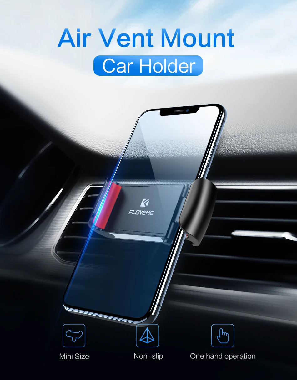 FLOVEME Air Vent Автомобильный держатель телефона для Xiaomi Mi9 Mi8 телефона Автомобильный держатель Стенд Поддержка для huawei P30 Pro P30 elefon tutucu держатель для телефона в машину