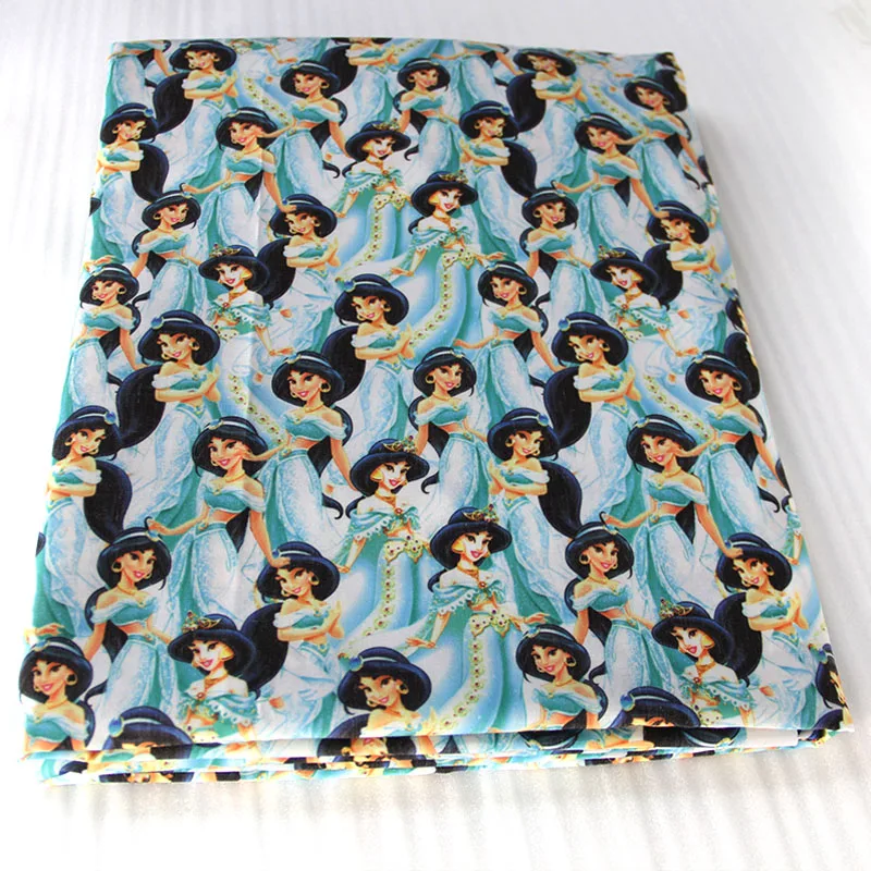

David accessories 50*145cm Printed Textile Polyester Cotton Fabric Patchwork for Dress Close Making Puppet Pillar,42500