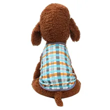 Клетчатый жилет для питомцев, удобная модная дышащая летняя одежда для собак, кошек, аксессуары для питомцев, chaleco para mascotas