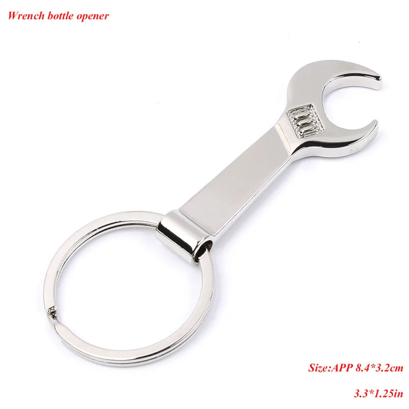 

1Pcs Wrench Bottle Openers Alloy Keychain Opener Drop Shipping