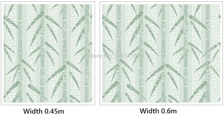 Китайский стиль 3D Зеленые Бамбуковые листья фото обои гостиная исследование столовая ПВХ водостойкая Настенная Наклейка Виниловые обои