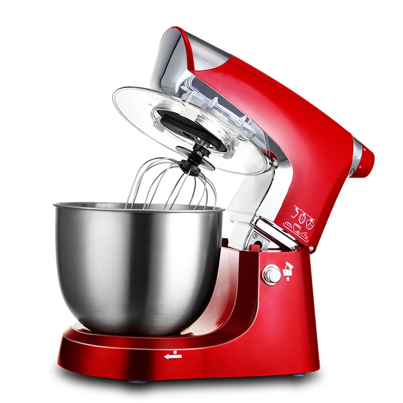 

Household Dough Mixer 1000W Dough Kneading Machine 5L Multi-functional Food Mixer Full-automatic Eggbeater SC-203