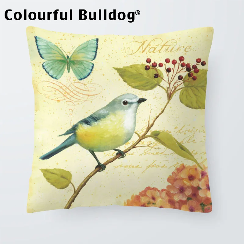 فراشة ملونة وسادة وسادة حالة تغطية لطيف الطيور إلكتروني الأخضر يترك الزهور 43*43 cm مربع مكتب غرفة المعيشة أريكة ديكور فراشة ملونة وسادة وسادة حالة تغطية لطيف الطيور إلكتروني الأخضر يترك الزهور 43*43 cm مربع مكتب غرفة المعيشة أريكة ديكور