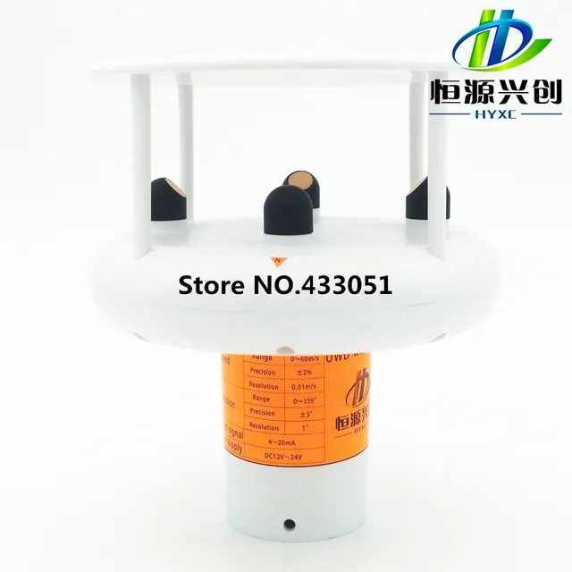 Best Offers Ultrasonic wind speed and direction sensor, Anemometer,Wind speed transmitter,Signal:4~20mA/RS485,Contains computer software