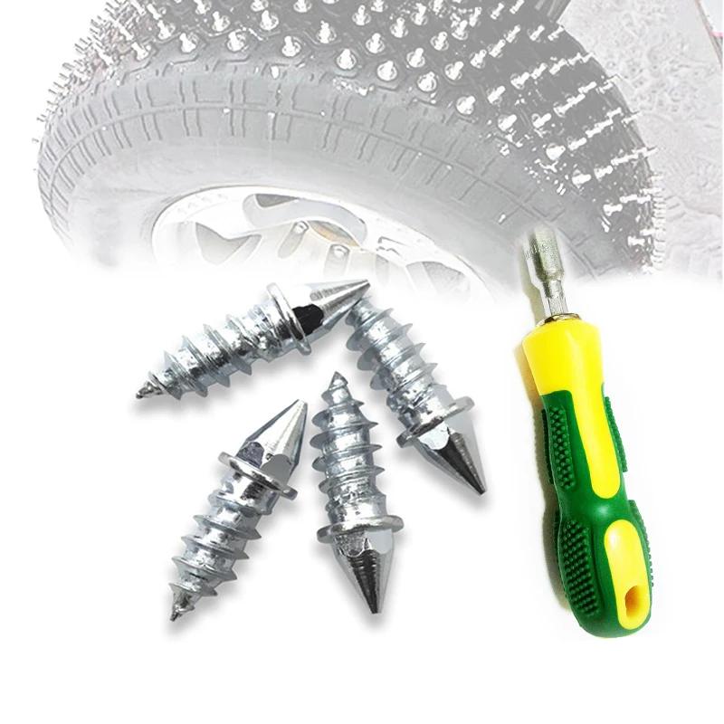 Как снять шипы с колеса 50pcs/lot Stud Screw 27mm Anti-slip Screw Stud Wheel Tyre Snow Tire Spikes Trim 