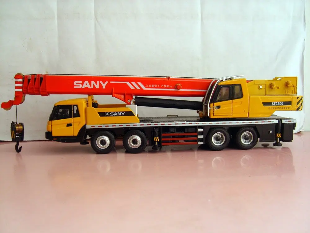 1:43 SANY STC500 грузовик кран игрушка