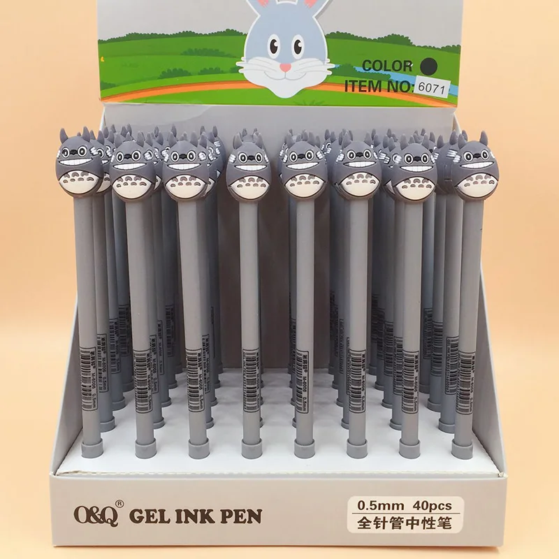 

Cute Totoro Pens 0.5mm Novelty Gel Pens Kawaii Neutral Pens For Kids Girls Gift School Office Supplies Korean Stationery