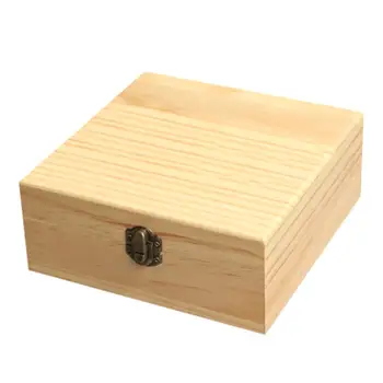 

25 Slots Essential Oil Aromatherapy Bottles Protective Storage Box Environment-friendly Solid Wood Storage Box