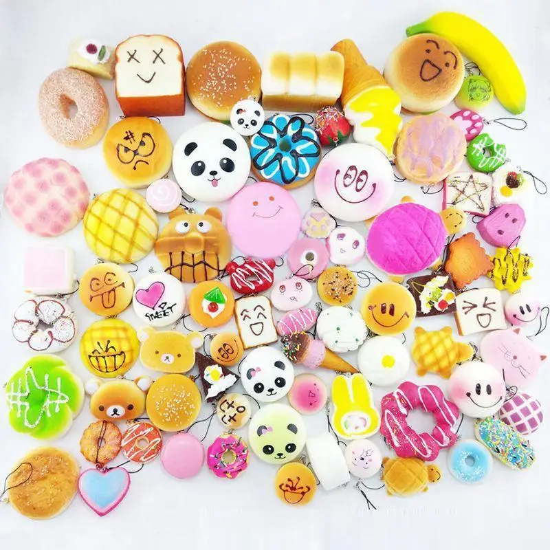 imágenes para 30 Unids Simulación Jumbo Medio Mini Suave Blandita Panda Pan Cake Bollos Universal Para Las Correas de Teléfono Decoración imágenes para 30 Unids Simulación Jumbo Medio Mini Suave Blandita Panda Pan Cake Bollos Universal Para Las Correas de Teléfono Decoración