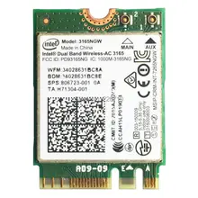3165NGW Wifi Bluetooth BT 4,0 NGFF 802.11ac WLAN карта intel wireless-AC 3165 433m SPS: 806723-001 для hp ProBook 11 G1 3165AC