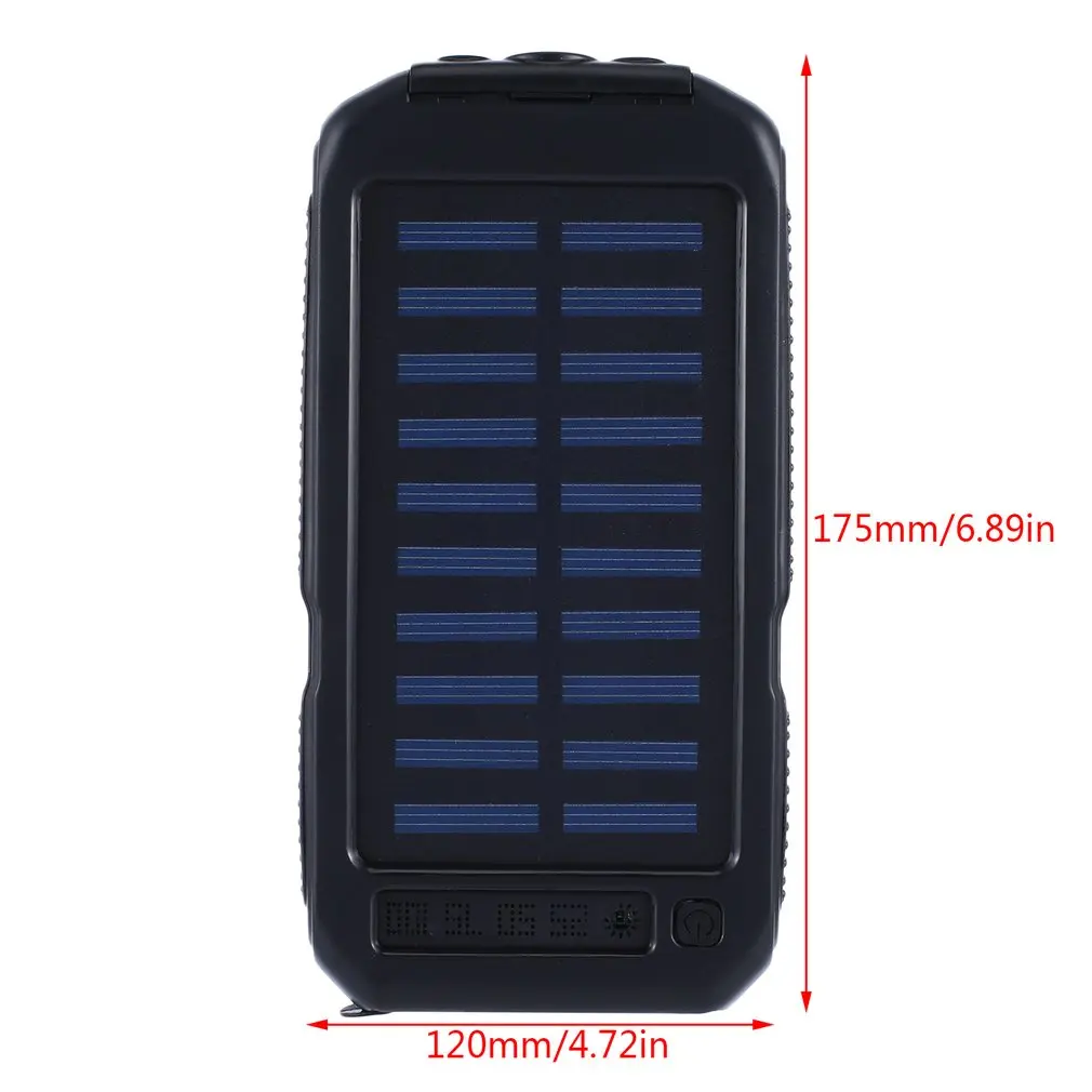 Солнечное зарядное устройство панели солнечных батарей Мобильный банк силы для телефона автомобиля ноутбука Зарядное устройство