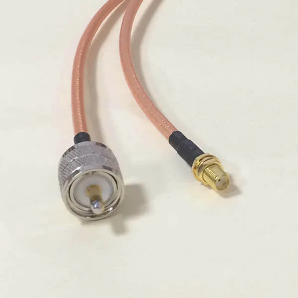 

High-quality low-attenuation UHF Male Plug Connector Switch SMA Female Jack Connector RG142 50CM 20" Adapter