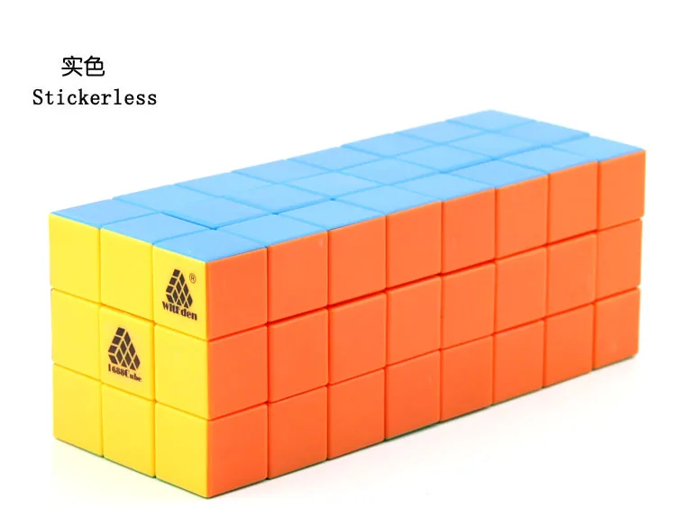 Witeden Cubo Mágico Cuboid Simétrico 1c 338 Magico Velocidade Profissional Neo Quebra-cabeça Kostka Antiestresse Brinquedos 3x3x8 7 Cheap Cubos mágicos