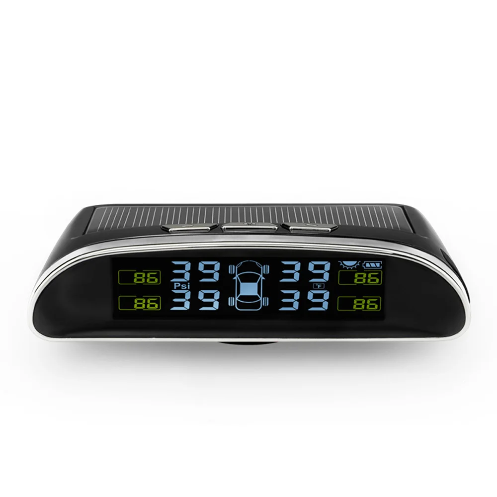 Lystar Новые автомобилей TPMS шин Давление мониторинга Системы солнечной энергии ЖК