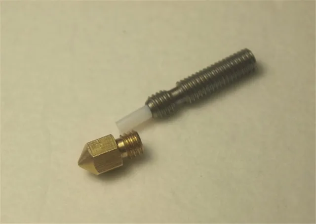 Cheap MK9 Nozzle + MK9 Thermal Barrier Tube Throat feeding tube PTFE tube set for Wanhao 3D Printer Extruder MK9 hotend Cheap MK9 Nozzle + MK9 Thermal Barrier Tube Throat feeding tube PTFE tube set for Wanhao 3D Printer Extruder MK9 hotend