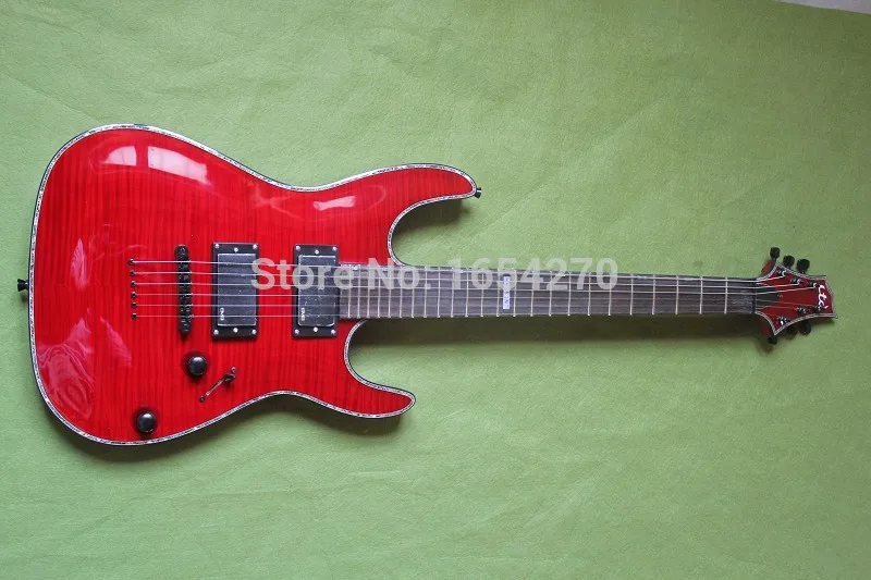 Free Shipping Brand Classic Guitar Red Penetrating Body