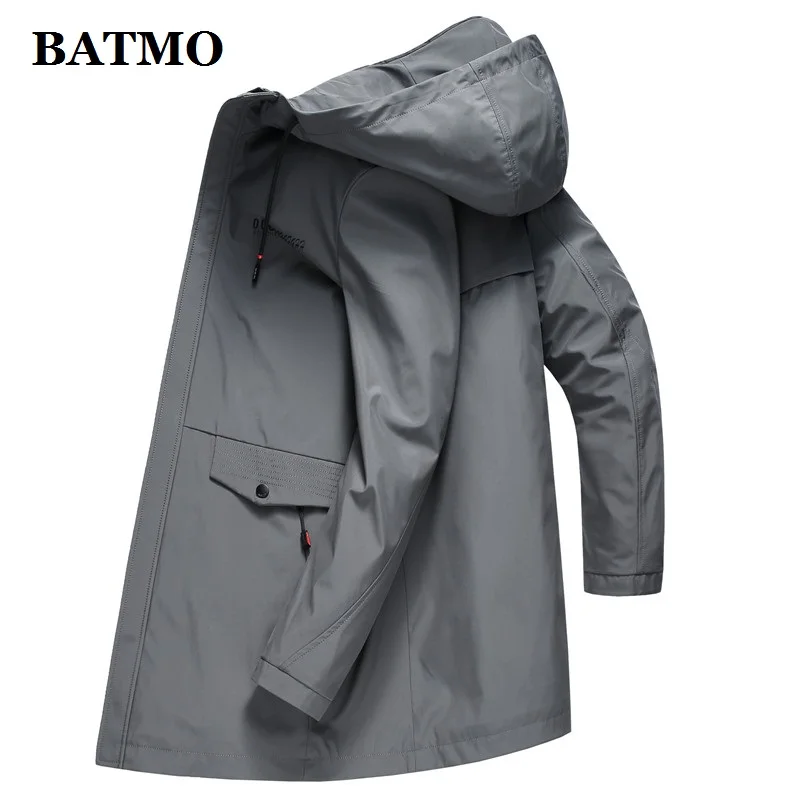 BATMO 2019 Новое поступление весенние высококачественные мужские куртки с капюшоном