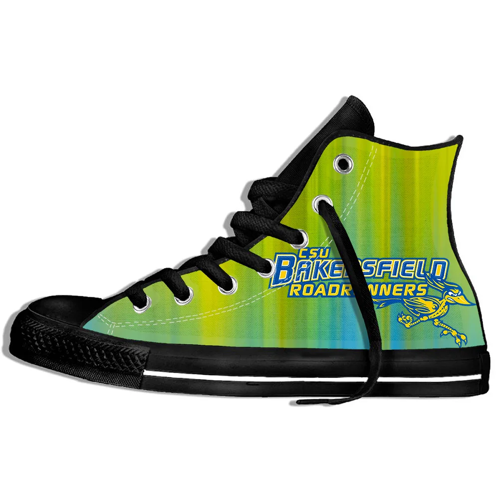 

Men's/women's Breathable Casual Shoes Cal State Bakersfield Roadrunners Lightweight Shoes High Top Canvas Flat Shoes