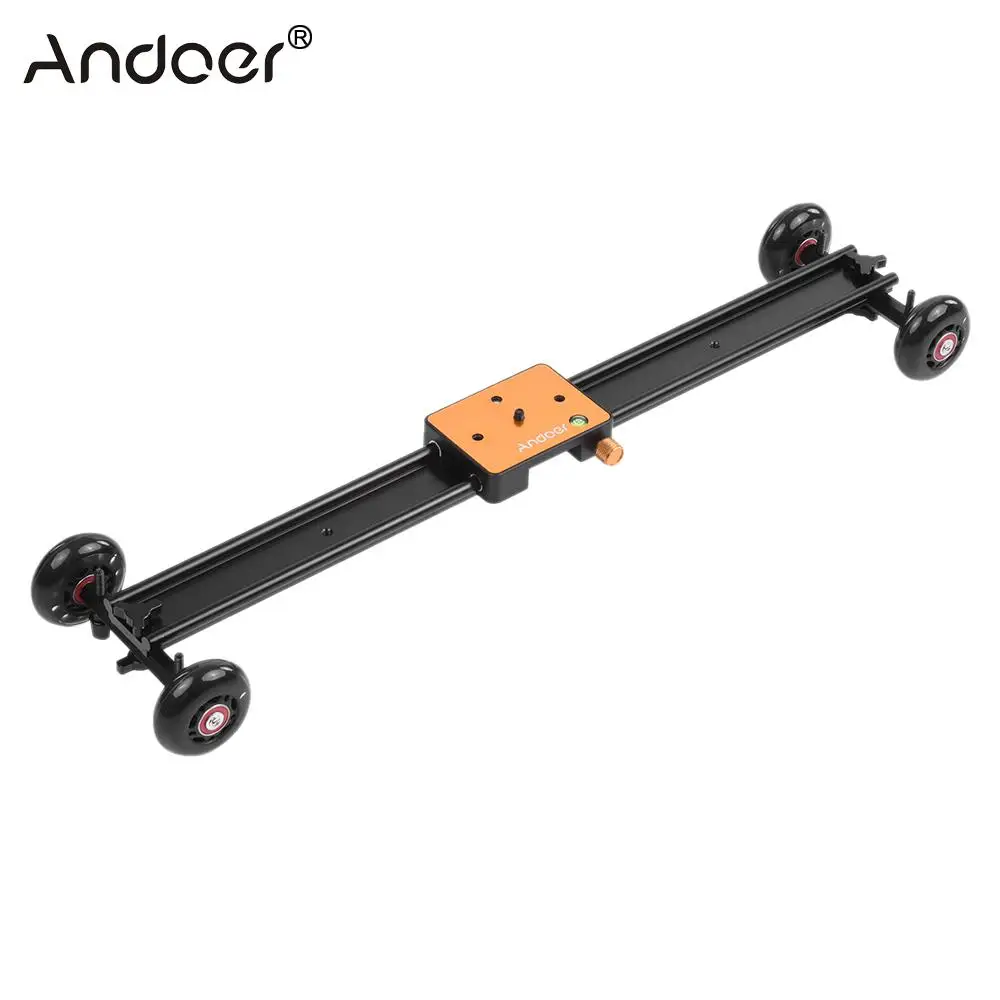 Buy Andoer 60cm 4 Wheels Soundless Video Rail Track