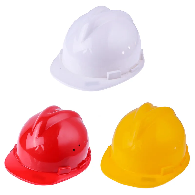 

Safety Helmet Warehouse Worker Hard Hat Breathable Plastic Insulation Material