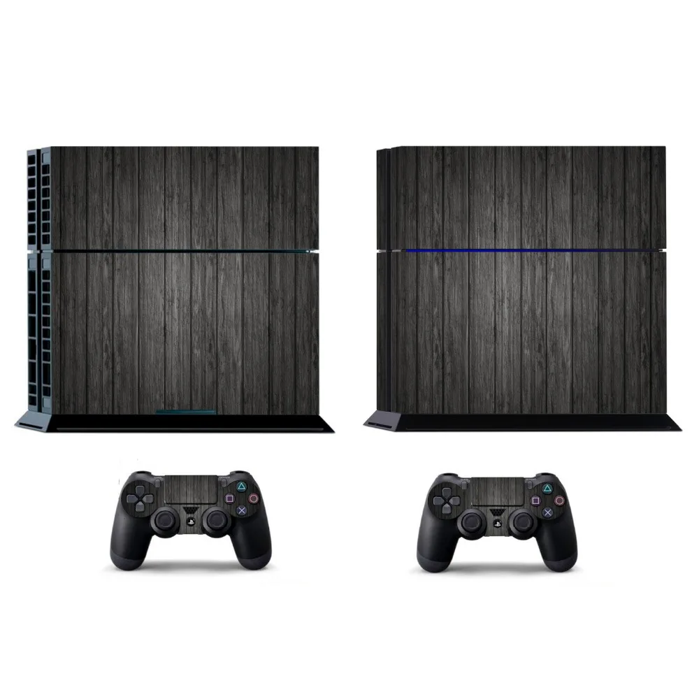 Виниловая наклейка для кожи PS4 Wood 267 Sony PlayStation 4 и 2 контроллера наклейки |