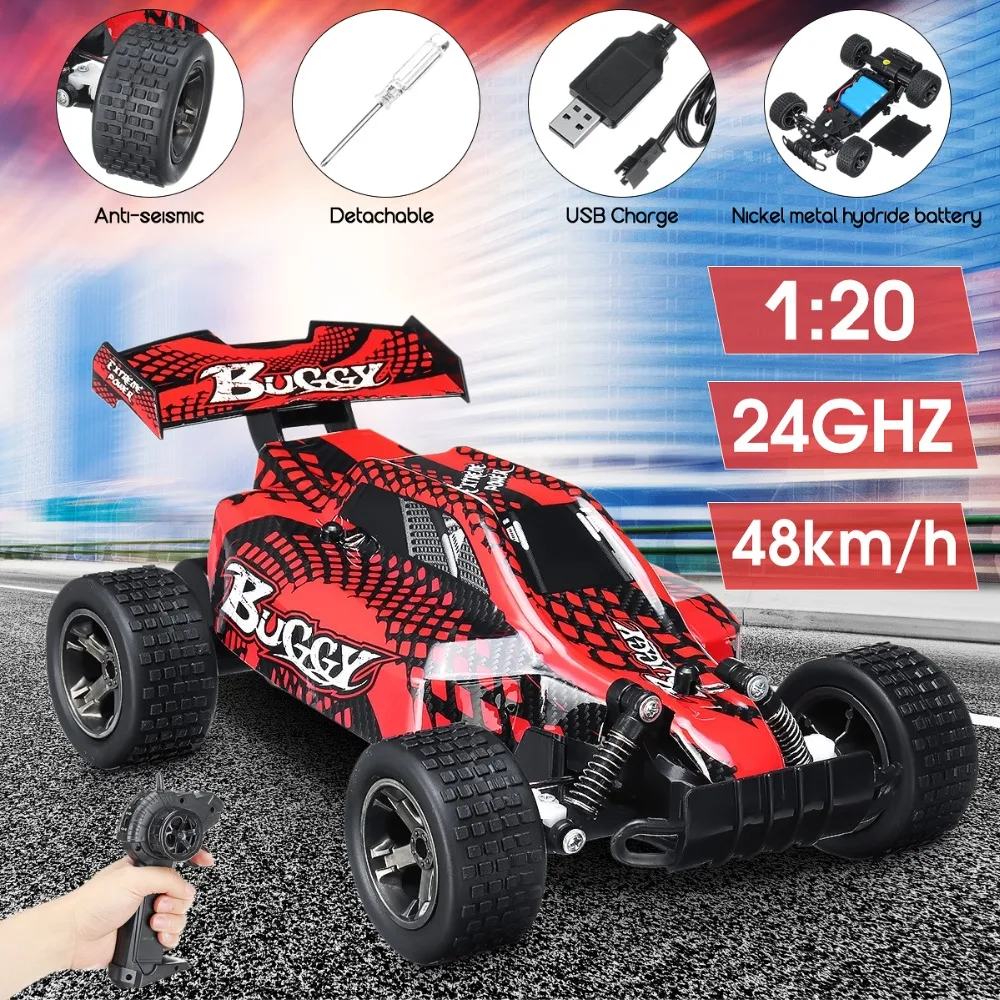 

1:20 48km/h RC Car Remote Control Car 2.4G High Speed Monster Truck for Kids Gift 50m Distance Radio Controlled RC Toy Car
