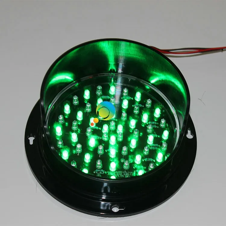 Lâmpada de Sinal de Tráfego Aprovado Personalizado Mini 125mm Led Verde Dc24v ce 4 Cheap traffic signal lamp