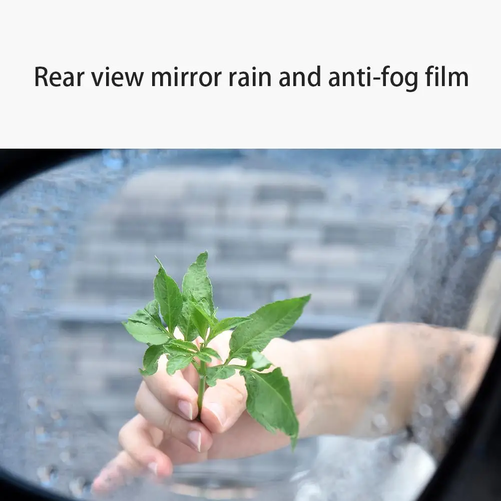 Пара пленка на зеркало заднего вида автомобиля Нано покрытие Водонепроницаемый Анти-туман непромокаемый боковое стекло пленка для автомобилей внедорожник грузовик прицеп