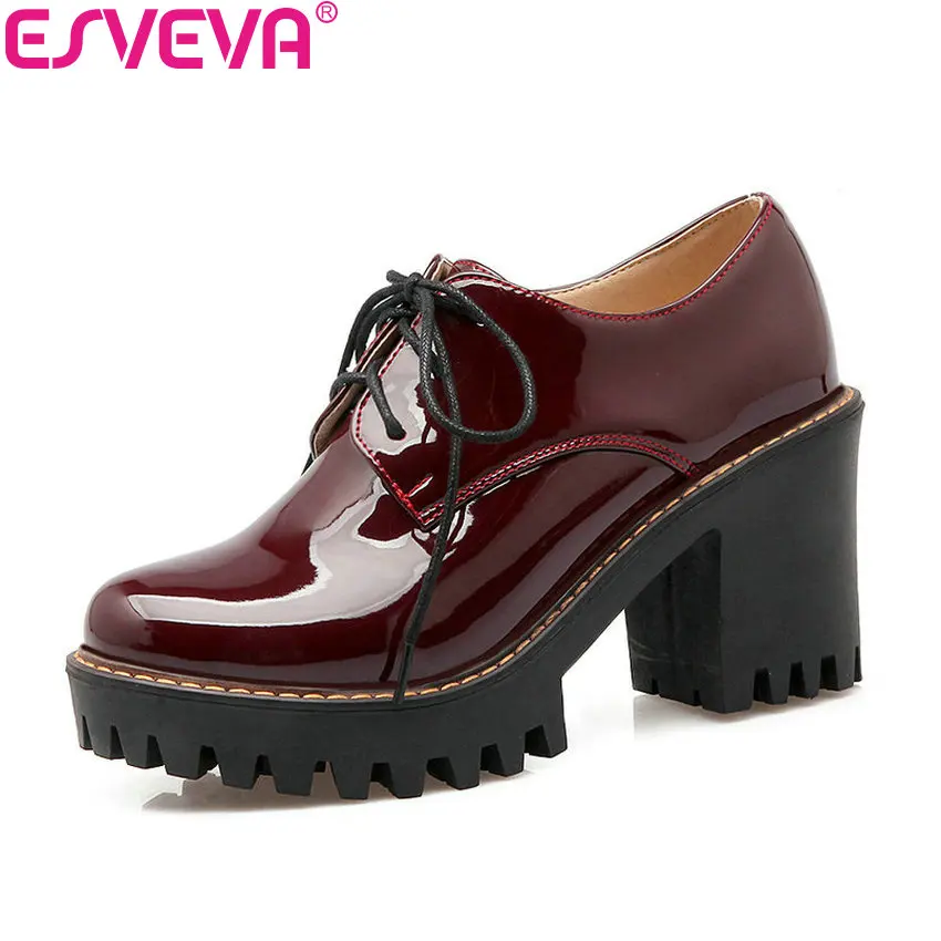 zapatos de charol mujer