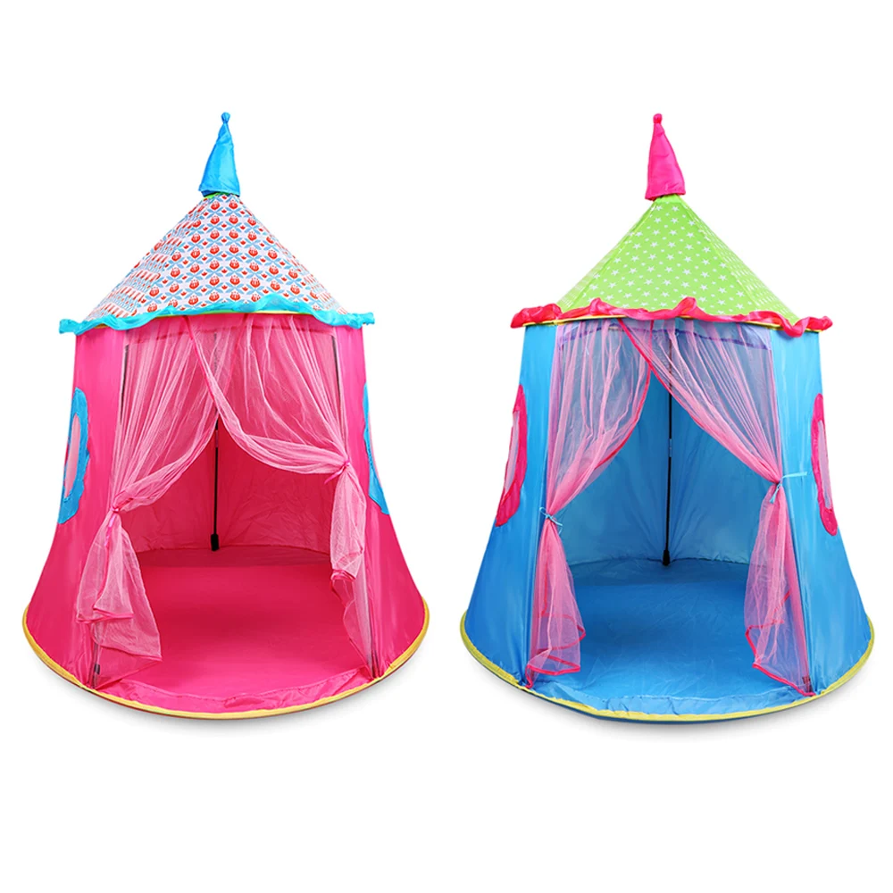 Складной Замок принцессы детская игровая палатка для внутреннего/наружного использования Кемпинг путешествия Спорт Водонепроницаемый Playho использовать s